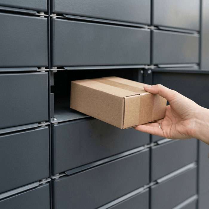 Нейтральная непрозрачная упаковка без названия магазина