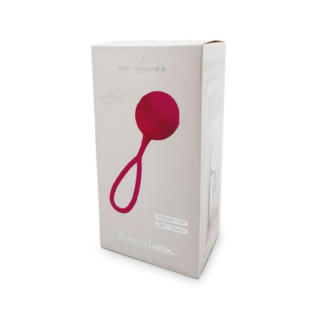 Вагинальные шарики Adrien Lastic Geisha Lastic Balls Mía Magenta (L), диаметр 4 см, масса 42 г || Вагінальні кульки Adrien Lastic Geisha Lastic Balls Mía Magenta (L), діаметр 4 см, маса 42 г