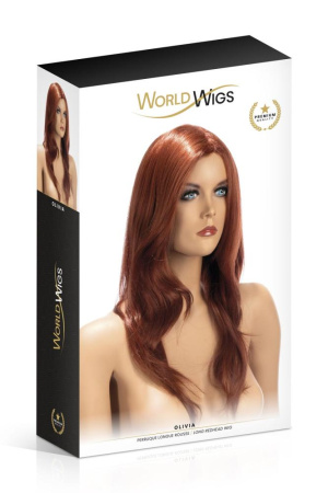 Парик World Wigs OLIVIA LONG REDHEAD || Перука World Wigs OLIVIA LONG REDHEAD