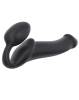 Безремневой страпон Strap-On-Me Black XL, полностью регулируемый, диаметр 4,5см || Безремінний страпон Strap-On-Me Black XL, повністю регульований, діаметр 4,5 см