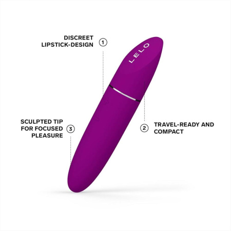 Шикарная вибропуля LELO Mia 3 Deep Rose || Шикарна віброкуля LELO Mia 3 Deep Rose
