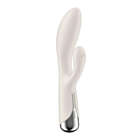 Вибратор-кролик с ротацией Satisfyer Spinning Rabbit 1 Beige, 3 мотора || Вібратор-кролик з ротацією Satisfyer Spinning Rabbit 1 Beige, 3 мотори
