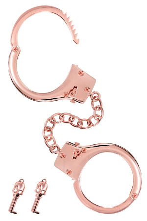 Наручники Fetish Tentation Premium Chick wrist cuffs in rose-gold metal || Наручники Fetish Tentation Premium Chick wrist cuffs in rose-gold metal