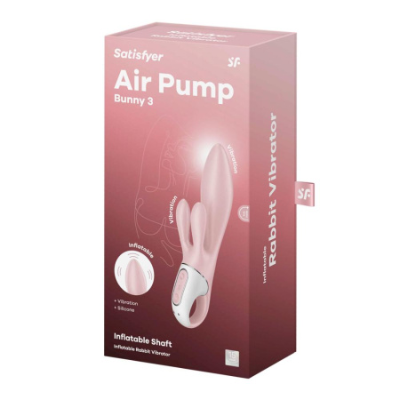 Вибратор Satisfyer Air Pump Bunny 3 || Вібратор Satisfyer Air Pump Bunny 3