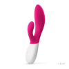Вибратор-кролик LELO Ina Wave 2 Cerise, манящее движение ствола + вибрации