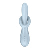 Вибратор с ротацией Satisfyer Heat Flex 4 Blue, подогрев до 39°C || Вібратор з ротацією Satisfyer Heat Flex 4 Blue, підігрів до 39°C