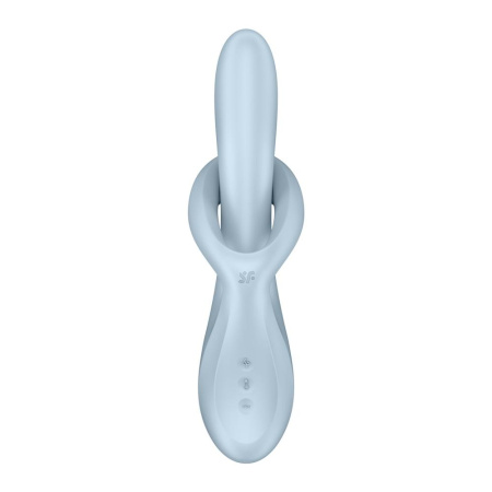 Вибратор с ротацией Satisfyer Heat Flex 4 Blue, подогрев до 39°C || Вібратор з ротацією Satisfyer Heat Flex 4 Blue, підігрів до 39°C
