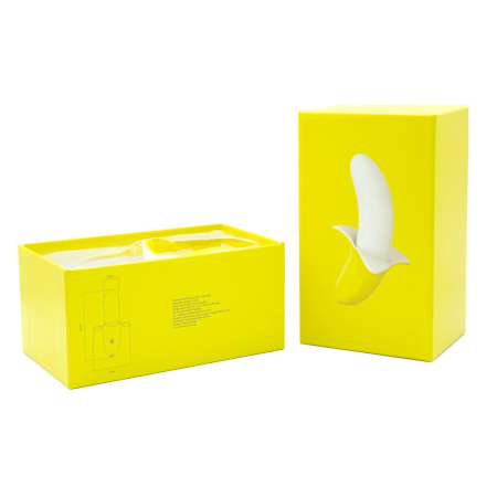 Вибратор-банан Banana Bliss Mini Silicone Vibrator, вагинально-клиторальная стимуляция, 10 режимов || Вібратор-банан Banana Bliss Mini Silicone Vibrator, вагінально-кліторальна стимуляція, 10 режимів