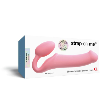 Безремневой страпон Strap-On-Me Rose XL, полностью регулируемый, диаметр 4,5см || Безремінний страпон Strap-On-Me Rose XL, повністю регульований, діаметр 4,5 см