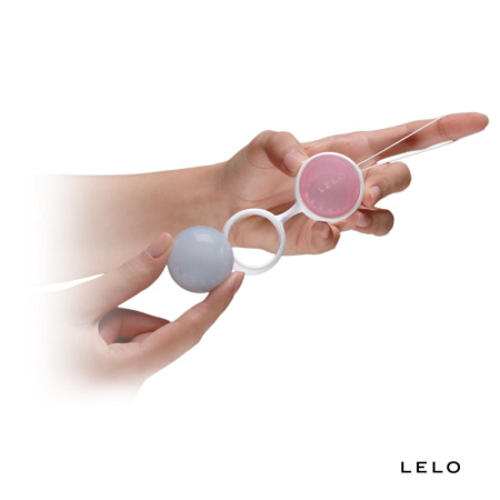 Набор вагинальных шариков LELO Beads Mini, диаметр 2,9 см, изменяемая нагрузка, 2х28 и 2х37 г || Набір вагінальних кульок LELO Beads Mini, діаметр 2,9 см, змінне навантаження, 2х28 та 2х37 г