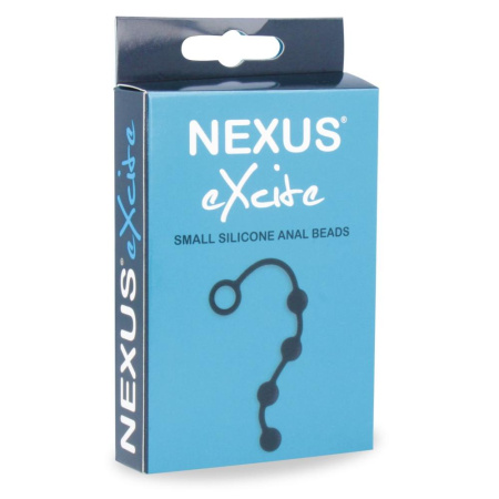 Анальные шарики Nexus Excite Small Anal Beads, силикон, макс. диаметр 2см || Анальні кульки Nexus Excite Small Anal Beads, силікон, макс. діаметр 2 см