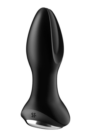 Анальная смарт вибропробка с жемчужным массажем Satisfyer Rotator Plug 2+ Black || Анальна смарт-вібропробка із перлинним масажем Satisfyer Rotator Plug 2+ Black