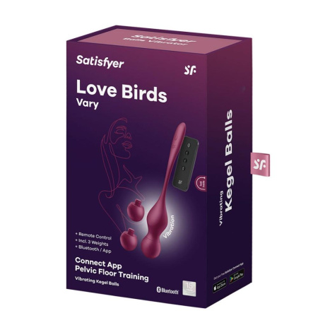 Вагинальные шарики с вибрацией Satisfyer Love Birds Vary Connect App || Вагінальні кульки з вібрацією Satisfyer Love Birds Vary Connect App