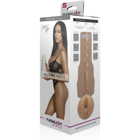 Мастурбатор Fleshlight Girls: Autumn Falls - Peaches, со слепка ануса, очень нежный || Мастурбатор Fleshlight Girls: Autumn Falls - Peaches, зі зліпка ануса, дуже ніжний