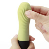 Вибратор IROHA ZEN Matcha с нежной ребристой поверхностью || Вібратор IROHA ZEN Matcha з ніжною ребристою поверхнею