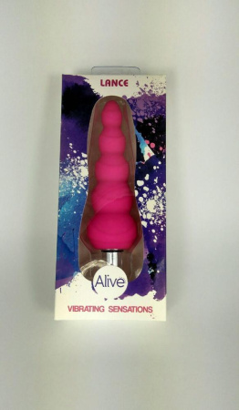 Анальный вибростимулятор Alive Lance, силикон, макс. диаметр 2,9см (предпоследний шарик) || Анальний вібростимулятор Alive Lance, силікон, макс. діаметр 2,9 см (передостання кулька)