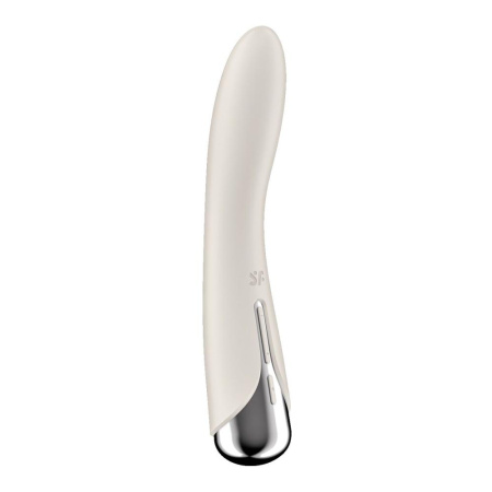 Вибратор точки G с вращением Satisfyer Spinning Vibe 1 Beige, 2 мотора || Вібратор точки G з обертанням Satisfyer Spinning Vibe 1 Beige, 2 мотори