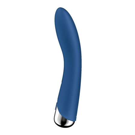 Вибратор точки G с вращением Satisfyer Spinning Vibe 1 Blue, 2 мотора || Вібратор точки G з обертанням Satisfyer Spinning Vibe 1 Blue, 2 мотори
