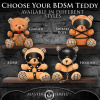 Игрушка плюшевый медведь ROPE Teddy Bear Plush, 22x16x12см || Іграшка плюшевий ведмідь ROPE Teddy Bear Plush, 22x16x12см