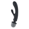 Вибратор-кролик с вибромассажером Satisfyer Triple Lover Grey, 3 мотора || Вібратор-кролик з вібромасажером Satisfyer Triple Lover Grey, 3 мотори