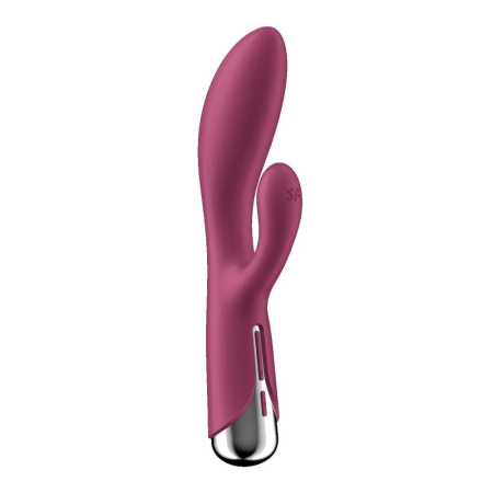 Вибратор-кролик с ротацией Satisfyer Spinning Rabbit 1 Red, 3 мотора || Вібратор-кролик з ротацією Satisfyer Spinning Rabbit 1 Red, 3 мотори