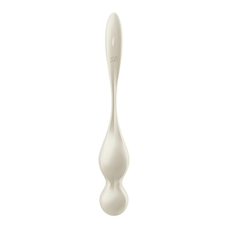 Вагинальные смарт-шарики с вибрацией Satisfyer Love Birds 1 Connect App White, 78 г || Вагінальні смарт-кульки з вібрацією Satisfyer Love Birds 1 Connect App White, 78 г