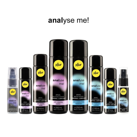 Анальная смазка pjur analyse me! Relaxing jojoba silicone 30 мл на силиконовой основе с маслом жожоба || Анальна змазка pjur analyse me! Relaxing jojoba silicone 30 мл на силіконовій основі з олією жожоба