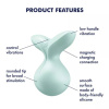Мини-вибромассажер Satisfyer Viva la Vulva 3 Mint || Мінівібромасажер Satisfyer Viva la Vulva 3 Mint