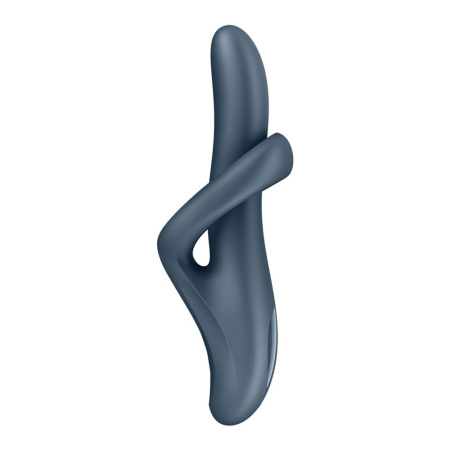 Вибратор с ротацией Satisfyer Heat Flex 4 Grey, подогрев до 39°C || Вібратор з ротацією Satisfyer Heat Flex 4 Grey, підігрів до 39°C