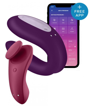 Набор Satisfyer Partner Box 1 (вибратор для пар Double Joy + вибратор в трусики Sexy Secret) || Набір Satisfyer Partner Box 1 (вібратор для пар Double Joy + вібратор у трусики Sexy Secret)