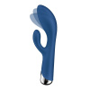 Вибратор-кролик с ротацией Satisfyer Spinning Rabbit 1 Blue, 3 мотора || Вібратор-кролик з ротацією Satisfyer Spinning Rabbit 1 Blue, 3 мотори