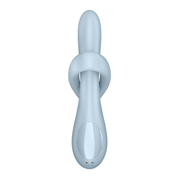 Вибратор с ротацией Satisfyer Heat Flex 4 Blue, подогрев до 39°C