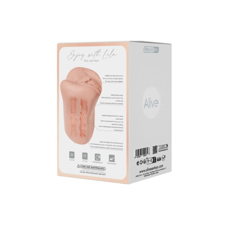 Мастурбатор-вагина + попка Alive Lola Super Realistic Masturbator L Flesh, два канала, реалистик || Мастурбатор-вагіна + попка Alive Lola Super Realistic Masturbator L Flesh, два канали, реалістик