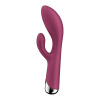 Вибратор-кролик с ротацией Satisfyer Spinning Rabbit 1 Red, 3 мотора || Вібратор-кролик з ротацією Satisfyer Spinning Rabbit 1 Red, 3 мотори