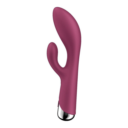 Вибратор-кролик с ротацией Satisfyer Spinning Rabbit 1 Red, 3 мотора || Вібратор-кролик з ротацією Satisfyer Spinning Rabbit 1 Red, 3 мотори