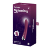 Вибратор точки G с вращением Satisfyer Spinning Vibe 1 Red, 2 мотора || Вібратор точки G з обертанням Satisfyer Spinning Vibe 1 Red, 2 мотори
