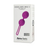Вагинальные шарики Adrien Lastic Geisha Lastic Balls Mini Magenta (S), диаметр 3,4см, вес 85гр || Вагінальні кульки Adrien Lastic Geisha Lastic Balls Mini Magenta (S), діаметр 3,4 см, вага 85 г