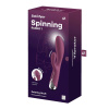 Вибратор-кролик с ротацией Satisfyer Spinning Rabbit 1 Red, 3 мотора || Вібратор-кролик з ротацією Satisfyer Spinning Rabbit 1 Red, 3 мотори