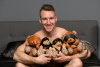 Игрушка плюшевый медведь ROPE Teddy Bear Plush, 22x16x12см || Іграшка плюшевий ведмідь ROPE Teddy Bear Plush, 22x16x12см