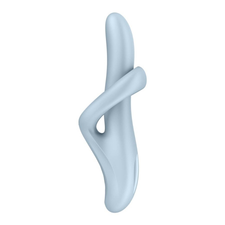 Вибратор с ротацией Satisfyer Heat Flex 4 Blue, подогрев до 39°C || Вібратор з ротацією Satisfyer Heat Flex 4 Blue, підігрів до 39°C