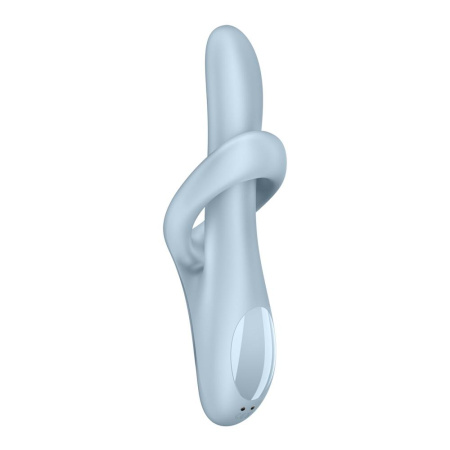 Вибратор с ротацией Satisfyer Heat Flex 4 Blue, подогрев до 39°C || Вібратор з ротацією Satisfyer Heat Flex 4 Blue, підігрів до 39°C
