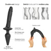 Анальная пробка с дилдо 2в1 Strap-On-Me SWITCH PLUG-IN REALISTIC DILDO Black XXL, диаметр 5,2/3,9 см || Анальна пробка з дилдо 2в1 Strap-On-Me SWITCH PLUG-IN REALISTIC DILDO Black XXL, діаметр 5,2/3,9 см