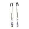 Зажимы для сосков Art of Sex - Nipple Clamps Lovely Blue || Затискач для сосків Art of Sex - Nipple Clamps Lovely Blue