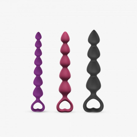 Анальная цепочка Love To Love BING BANG L - BLACK ONYX || Анальний ланцюжок Love To Love BING BANG L - BLACK ONYX