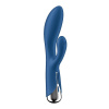 Вибратор-кролик с ротацией Satisfyer Spinning Rabbit 1 Blue, 3 мотора || Вібратор-кролик з ротацією Satisfyer Spinning Rabbit 1 Blue, 3 мотори