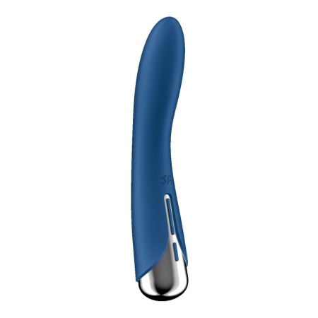 Вибратор точки G с вращением Satisfyer Spinning Vibe 1 Blue, 2 мотора || Вібратор точки G з обертанням Satisfyer Spinning Vibe 1 Blue, 2 мотори