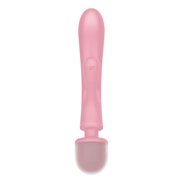 Вибратор-кролик с вибромассажером Satisfyer Triple Lover Pink, 3 мотора