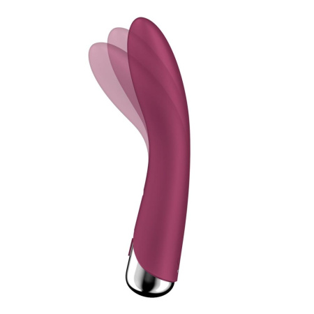 Вибратор точки G с вращением Satisfyer Spinning Vibe 1 Red, 2 мотора || Вібратор точки G з обертанням Satisfyer Spinning Vibe 1 Red, 2 мотори