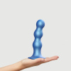 Насадка для страпона Strap-On-Me Dildo Plug Balls Blue Metallic L || Насадка для страпона Strap-On-Me Dildo Plug Balls Blue Metallic L