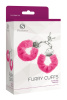 Наручники S Pleasures Furry Cuffs Pink с пушистой отделкой, 2 ключа в комплекте || Наручники S Pleasures Furry Cuffs Pink з пухнастим оздобленням, 2 ключі в комплекті